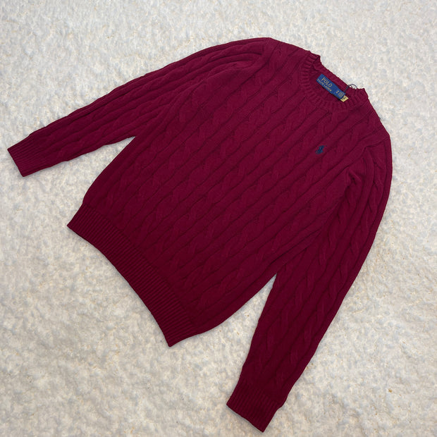 Cable-Knit Cotton Sweater